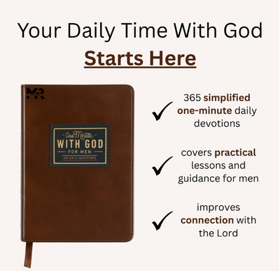 Mehron's one minute with God-Daily devotional for men